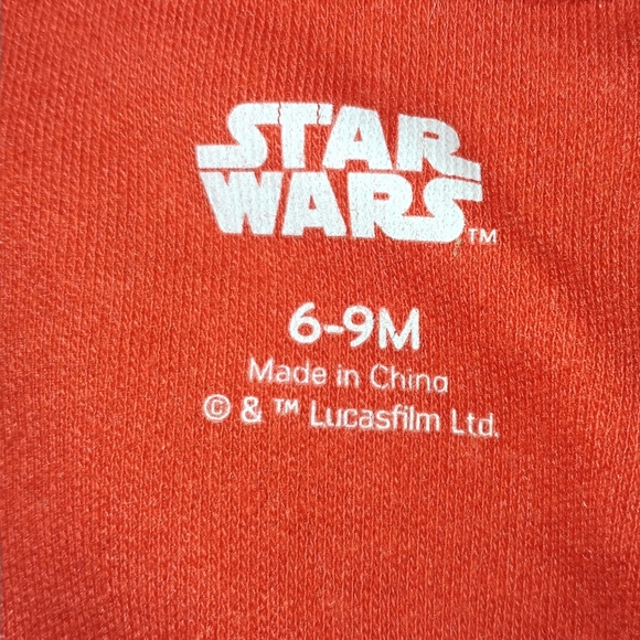 Star Wars, Lucasfilm ltd. Infant bodysuit 6-9 months. Darth Vader! Excellent! - Picture 4 of 4